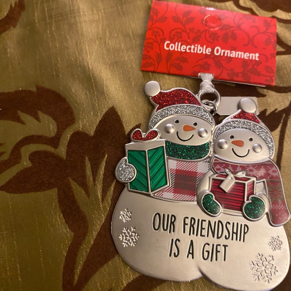 GANZ Silver Holiday Ornament